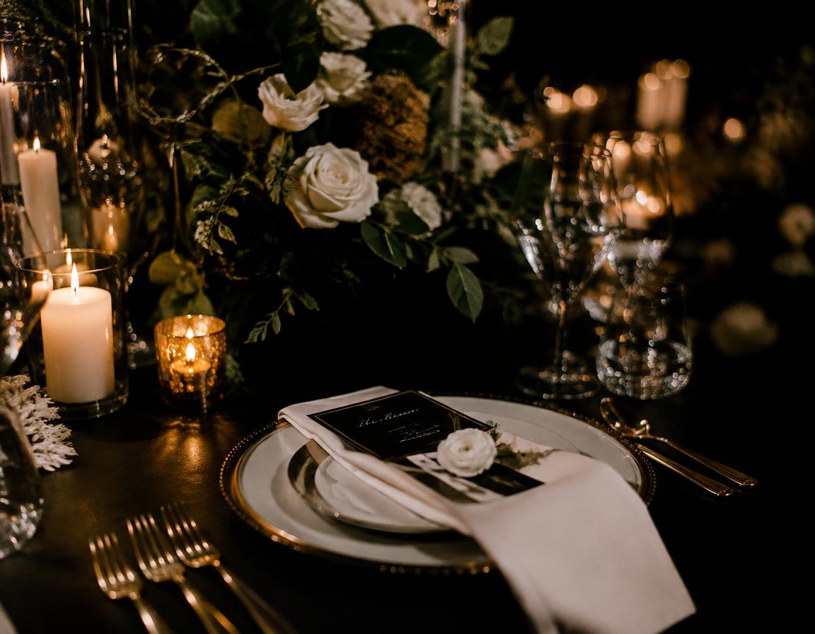 Candlelit Tablescape